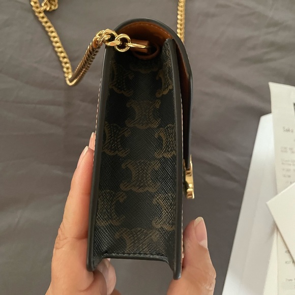 SOLD 🏆Celine triomphe  Wallet on chain - Picture 7 of 14